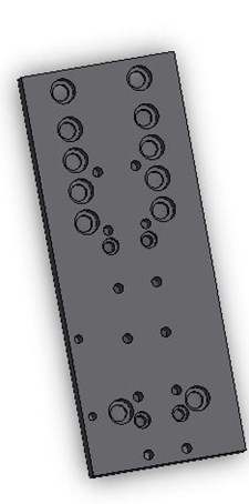 3000-68 4.5" Cylinder Mounting Plate 3000-68